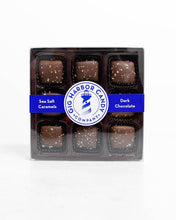 Load image into Gallery viewer, DARK CHOCOLATE SEA SALT CARAMELS - 9pc