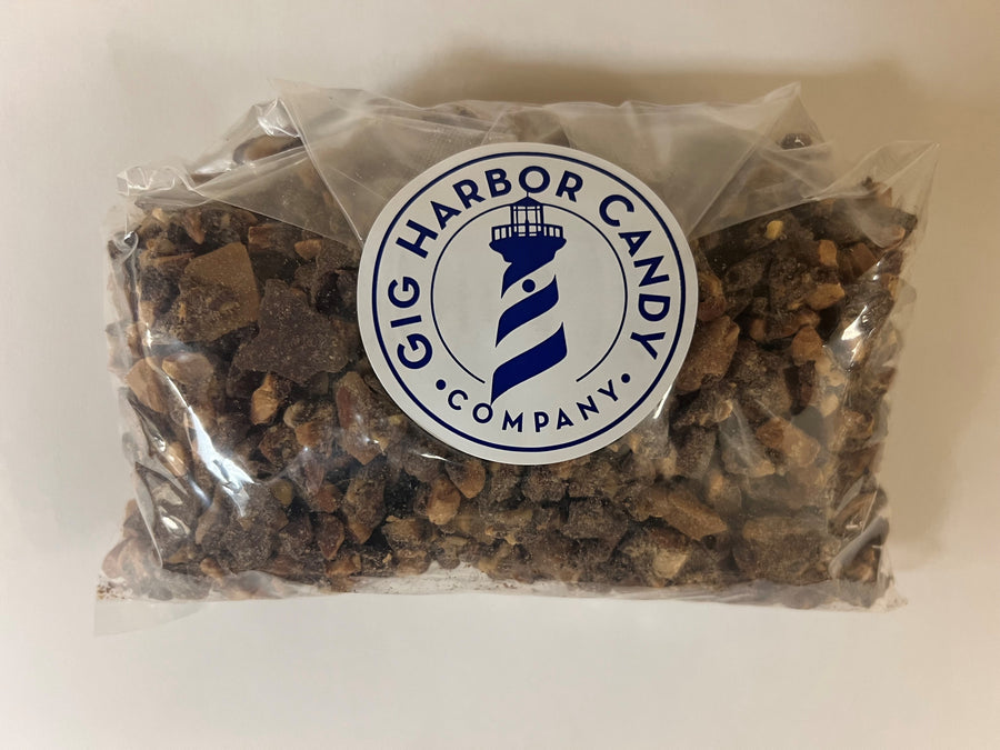 DARK CHOCOLATE TOFFEE CRUMBLES - 1 pound – Gig Harbor Candy Company, LLC