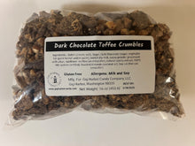Load image into Gallery viewer, Dark Chocolate Toffee Crumbles - 1 Pound
