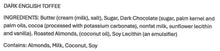 Load image into Gallery viewer, DARK CHOCOLATE ENGLISH TOFFEE
