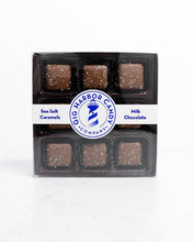 Load image into Gallery viewer, Milk Chocolate Sea Salt Caramels - 9 Piece
